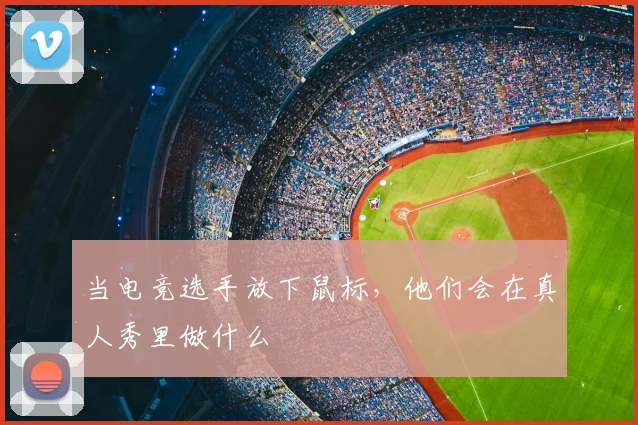 当电竞选手放下鼠标，他们会在真人秀里做什么
